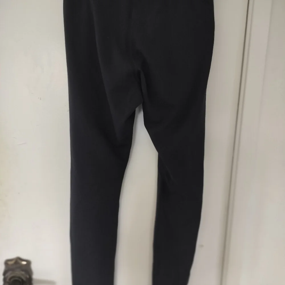 Nike Size Small Leggings Black With White Logo